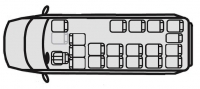 Маршрутный автобус Ford Transit 222709 (20+5+1)