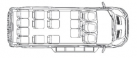 Микроавтобус Форд Транзит F22706 15 мест (350 LWB)