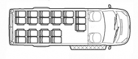 Школьные автобусы Ford Transit TST41D-900 (21+1+1)